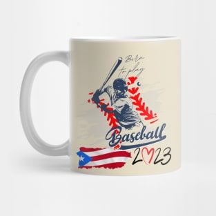 Born to play baseball Mug